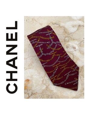 Chanel 100% Silk Tie